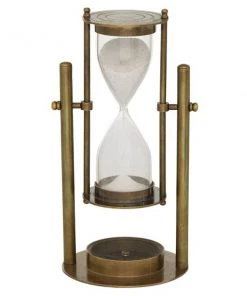 Grayson Lane 8-in x 4-in x 4-in Traditional Timer - Bronze Brass