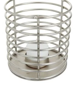 Grayson Lane Set of 3 4-in x 4-in Modern Candle Holders -Silver Iron -GRAYSON LANE shop 330861854 AlternateImage3 l