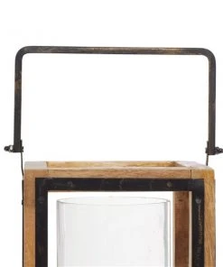 Grayson Lane 31-in x 8-in Traditional Candle Holder Lantern - Brown Mango Wood 7 Grayson Lane 31-in x 8-in Traditional Candle Holder Lantern - Brown Mango Wood -GRAYSON LANE shop 330861865 AlternateImage3 l