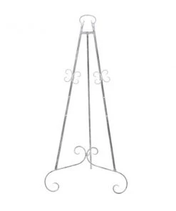 Grayson Lane 46-in x 22-in Traditional Easel - Grey Iron
