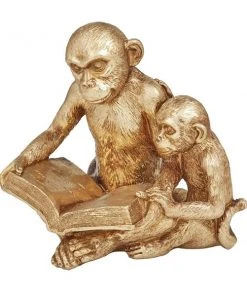 Grayson Lane 7-in x 9-in Glam Sculpture - Gold Poly Stone