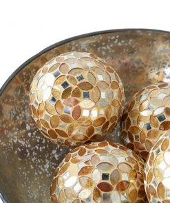 Grayson Lane Set of 4 4-in Gold Glam Orbs & Vase Filler -Plastic -GRAYSON LANE shop 330861888 AlternateImage2 l