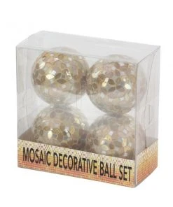 Grayson Lane Set of 4 4-in Gold Glam Orbs & Vase Filler -Plastic -GRAYSON LANE shop 330861888 AlternateImage4 l