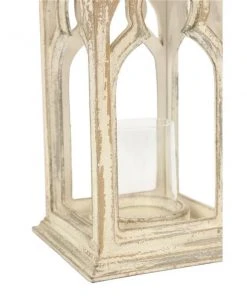 Grayson Lane 28-in x 8-in Vintage Candle Holder Lantern - White Wood -GRAYSON LANE shop 330861889 AlternateImage4 l
