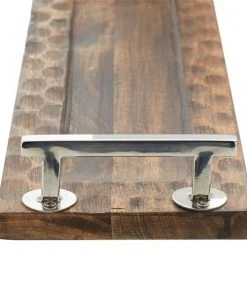 Grayson Lane Set of 2 22-in, 16-in Rustic Tray - Brown Mango Wood -GRAYSON LANE shop 330861894 AlternateImage2 l