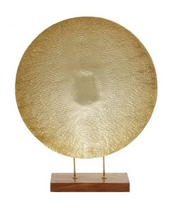 Grayson Lane 1-Piece 26.5-in x 6-in Gold Contemporary Sculpture -GRAYSON LANE shop 330861973 AlternateImage4 l