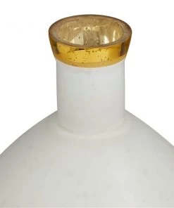 Grayson Lane 1-Piece 15.45-in x 9-in White Contemporary Vase -GRAYSON LANE shop 330861974 AlternateImage2 l