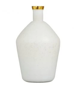 Grayson Lane 1-Piece 15.45-in x 9-in White Contemporary Vase