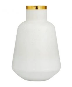 Grayson Lane 1-Piece 14.50-in x 9.75-in White Contemporary Vase