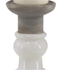 Grayson Lane 1-Candle Stone Pillar Candle Holder - Set of 2 6 Grayson Lane 1-Candle Stone Pillar Candle Holder - Set of 2 -GRAYSON LANE shop 330861979 AlternateImage3 l