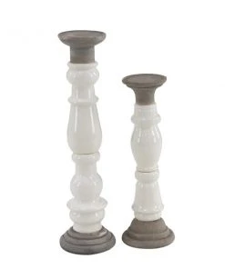 Grayson Lane 1-Candle Stone Pillar Candle Holder - Set of 2 7 Grayson Lane 1-Candle Stone Pillar Candle Holder - Set of 2 -GRAYSON LANE shop 330861979 AlternateImage5 l