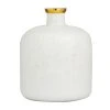 Grayson Lane 1-Piece 12.20-in x 9.75-in White Contemporary Vase