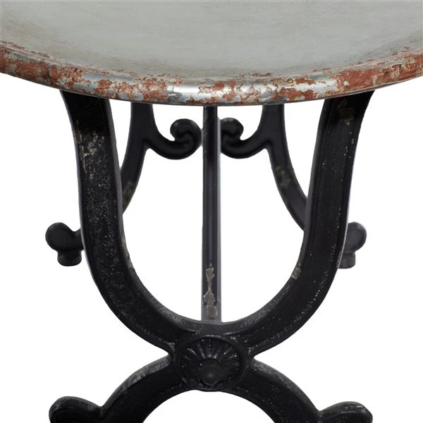 Grayson Lane Metal Farmhouse Console Table - Grey 3 Grayson Lane Metal Farmhouse Console Table - Grey - Image 3