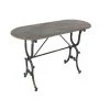 Grayson Lane Metal Farmhouse Console Table - Grey