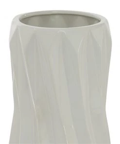 Grayson Lane 1-Piece 16.25-in x 7-in White Modern Vase -GRAYSON LANE shop 330862010 AlternateImage3 l