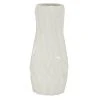 Grayson Lane 1-Piece 16.25-in x 7-in White Modern Vase
