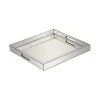 Grayson Lane 1-Piece 2-in x 20-in Silver Contemporary Tray