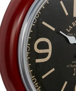 Grayson Lane 17-in x 17-in Red Analogue Round Wall Standard Clock -GRAYSON LANE shop 330862025 AlternateImage3 l