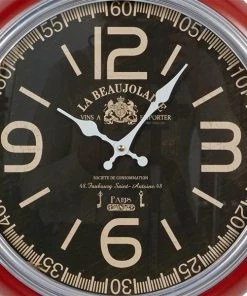 Grayson Lane 17-in x 17-in Red Analogue Round Wall Standard Clock -GRAYSON LANE shop 330862025 AlternateImage4 l