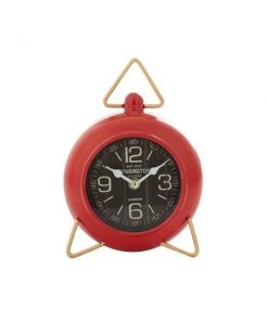 Grayson Lane 9-in x 6-in Red Analogue Round Tabletop Standard Clock 8 Grayson Lane 9-in x 6-in Red Analogue Round Tabletop Standard Clock -GRAYSON LANE shop 330862027 AlternateImage5 l