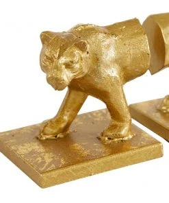 Grayson Lane 1-Piece 4.55-in x 3.6-in Gold Contemporary Bookend -GRAYSON LANE shop 330862031 AlternateImage2 l