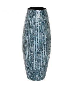 Grayson Lane 1-Piece 19.45-in x 7.7-in Blue Casual Vase -GRAYSON LANE shop 330862035 AlternateImage4 l