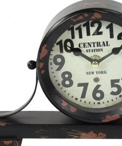 Grayson Lane 6-in x 11-in Red Set of 2 Analogue Round Tabletop Standard Clock -GRAYSON LANE shop 330862043 AlternateImage4 l