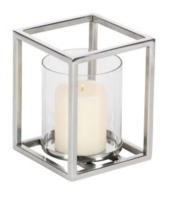 Grayson Lane 1-Candle Metal Pillar Candle Holder