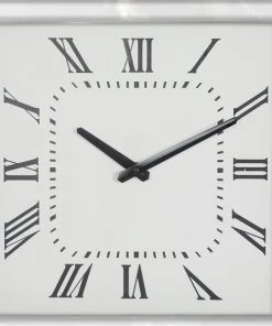 Grayson Lane 20-in x 2-in Analogue Square Wall Standard Clock - Silver -GRAYSON LANE shop 330862056 AlternateImage4 l