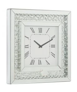 Grayson Lane 20-in x 2-in Analogue Square Wall Standard Clock - Silver -GRAYSON LANE shop 330862056 AlternateImage5 l