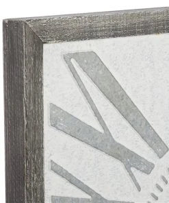 Grayson Lane 25-in x 25-in Grey Analogue Square Wall Standard Clock -GRAYSON LANE shop 330862058 AlternateImage3 l