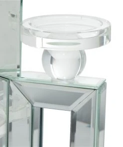 Grayson Lane 3-Candle Stone Pillar Candle Holder - Silver -GRAYSON LANE shop 330862073 AlternateImage3 l