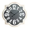 Grayson Lane 31.5-in x 31.5-in Black Analogue Novelty Wall Standard Clock