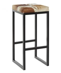 Grayson Lane Brown Bar Height (27-in to 35-in) Upholstered Bar Stool