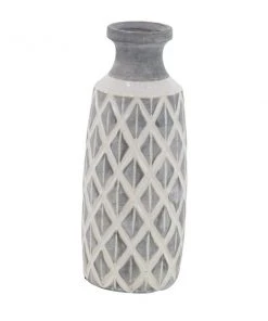 Grayson Lane 1-Piece 16-in x 6-in Grey Casual Vase -GRAYSON LANE shop 330862095 AlternateImage4 l