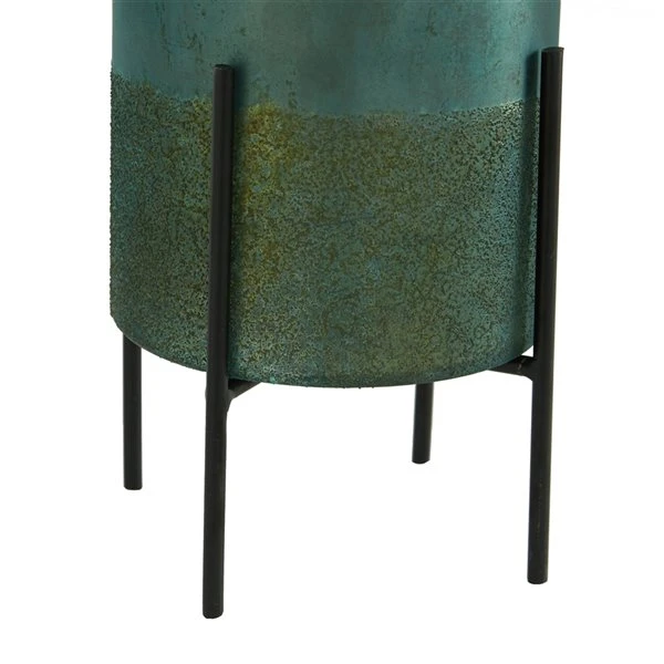 330862102_AlternateImage3_l.jpg Grayson Lane 1-Candle Green Glass Hurricane Candle Holder - Set of 2 -GRAYSON LANE shop 330862102 AlternateImage3 l