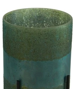 Grayson Lane 1-Candle Green Glass Hurricane Candle Holder - Set of 2 3 Grayson Lane 1-Candle Green Glass Hurricane Candle Holder - Set of 2 -GRAYSON LANE shop 330862102 AlternateImage4 l