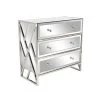 Grayson Lane Silver 3-Drawer Accent Chest