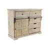 Grayson Lane Brown Asian Hardwood 5-Drawer Accent Chest