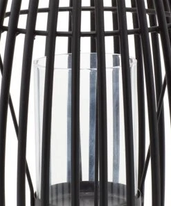 Grayson Lane 1-Candle Black/Metal Lantern Candle Holder -GRAYSON LANE shop 330862140 AlternateImage3 l