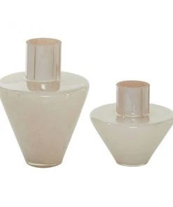 Grayson Lane 2-Piece 11.85-in x 8.85-in White Contemporary Vase 9 Grayson Lane 2-Piece 11.85-in x 8.85-in White Contemporary Vase -GRAYSON LANE shop 330862147 AlternateImage4 l