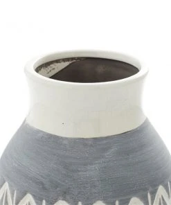 Grayson Lane 1-Piece 13-in x 7-in White Casual Vase -GRAYSON LANE shop 330862149 AlternateImage3 l