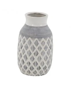 Grayson Lane 1-Piece 13-in x 7-in White Casual Vase -GRAYSON LANE shop 330862149 AlternateImage4 l