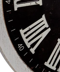 Grayson Lane 23.5-in x 23.5-in Black Analogue Round Wall Standard Clock -GRAYSON LANE shop 330862159 AlternateImage3 l