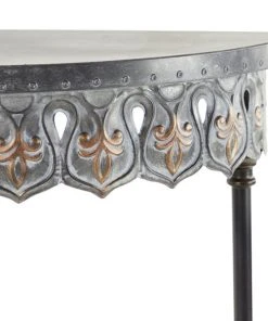 Grayson Lane Grey Metal Farmhouse Console Table 8 Grayson Lane Grey Metal Farmhouse Console Table -GRAYSON LANE shop 330862169 AlternateImage3 l