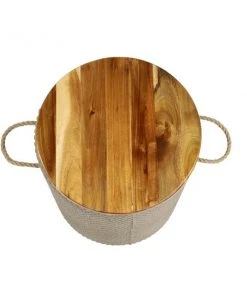 Grayson Lane Round Outdoor End Table - 14-in x 14-in -GRAYSON LANE shop 330862173 AlternateImage3 l