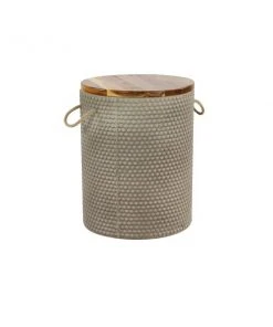 Grayson Lane Round Outdoor End Table - 14-in x 14-in