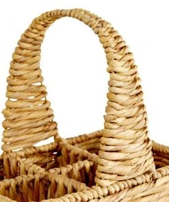 Grayson Lane 12-Bottle Brown Wood Coastal Storage Basket -GRAYSON LANE shop 330862175 AlternateImage3 l