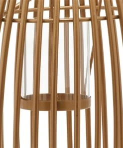 Grayson Lane 1-Candle Gold/Metal Lantern Candle Holder 2 Grayson Lane 1-Candle Gold/Metal Lantern Candle Holder -GRAYSON LANE shop 330862185 AlternateImage3 l