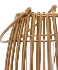 Grayson Lane 1-Candle Gold/Metal Lantern Candle Holder 3 Grayson Lane 1-Candle Gold/Metal Lantern Candle Holder -GRAYSON LANE shop 330862185 AlternateImage4 l